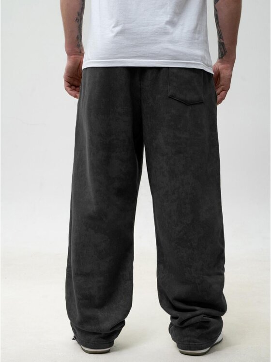 Jigga Wear Jigga Wear Spodnie dresowe Szerokie luźne 132139 Czarny Baggy Fit