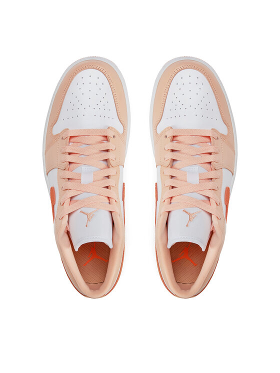 Nike Nike Sneakersy Air Jordan 1 Low DC0774 801 Pomarańczowy
