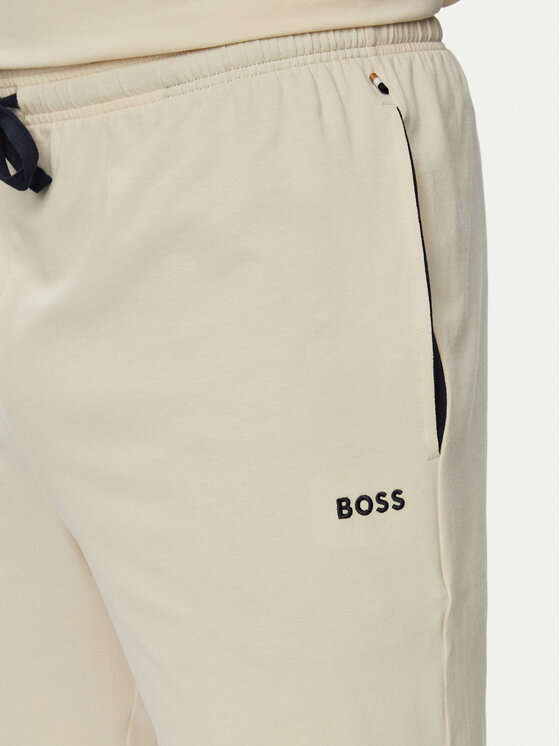 BOSS BOSS Szorty sportowe Mix&Match 50515314 Kremowy Regular Fit