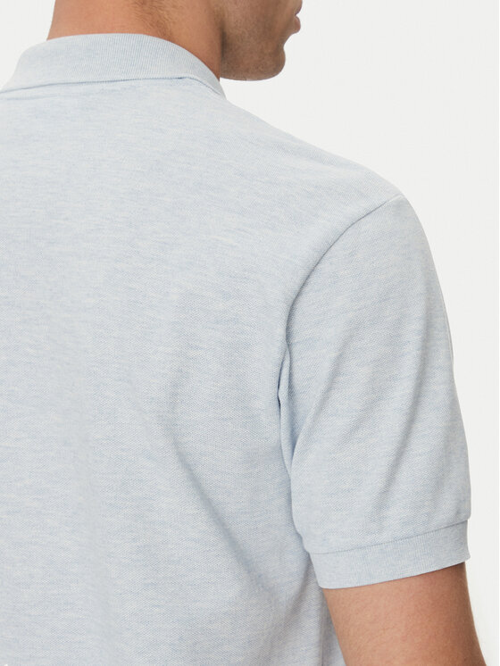 Lacoste Lacoste Polo L1264 Błękitny Classic Fit