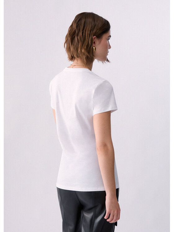 Liu Jo Liu Jo T-shirt WF6346JS923L9466 Bianco Regular Fit
