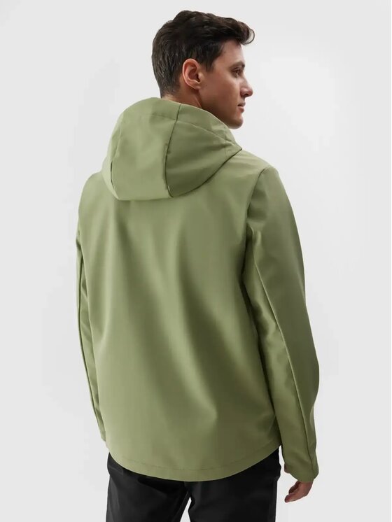 4F 4F Giacca softshell 4FWAW24TSOFM283-43S Verde Regular Fit