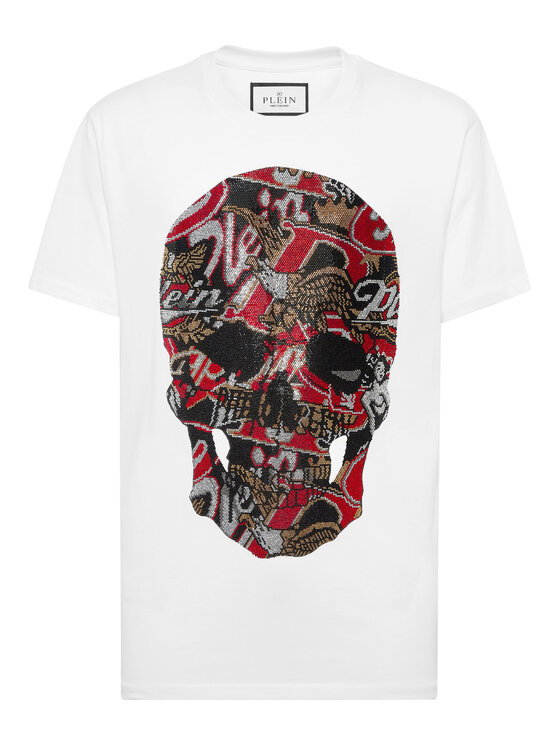 PHILIPP PLEIN PHILIPP PLEIN T-shirt 26235 Bianco Regular Fit