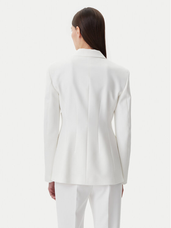 HUGO HUGO Giacca da abito Asmalla 50540787 Bianco Slim Fit