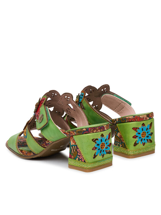 Laura Vita Laura Vita Шльопанці Jacqueso 09 Зелений