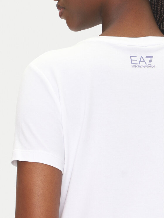 EA7 Emporio Armani EA7 Emporio Armani T-Shirt 7W000183 AF10373 U0002 Biały Regular Fit