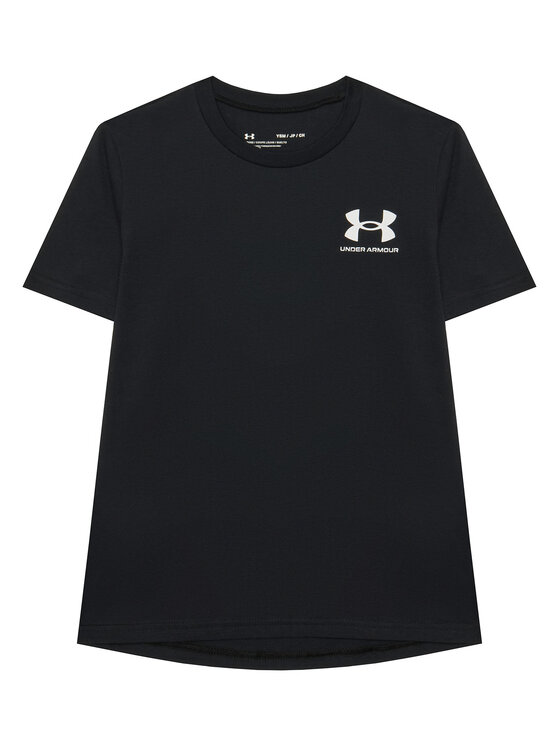 Under Armour Under Armour Marškinėliai Ua Sportstyle Left Chest 1363280 Juoda Regular Fit
