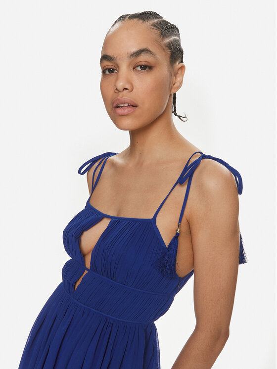 Patrizia Pepe Patrizia Pepe Коктейльна сукня 2A2714/A061-CA01 Cиній Regular Fit