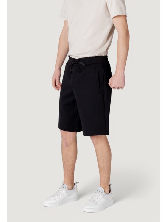 Armani Exchange Armani Exchange Pantaloncini di tessuto XM000372 AF10818 Nero Bermuda Fit