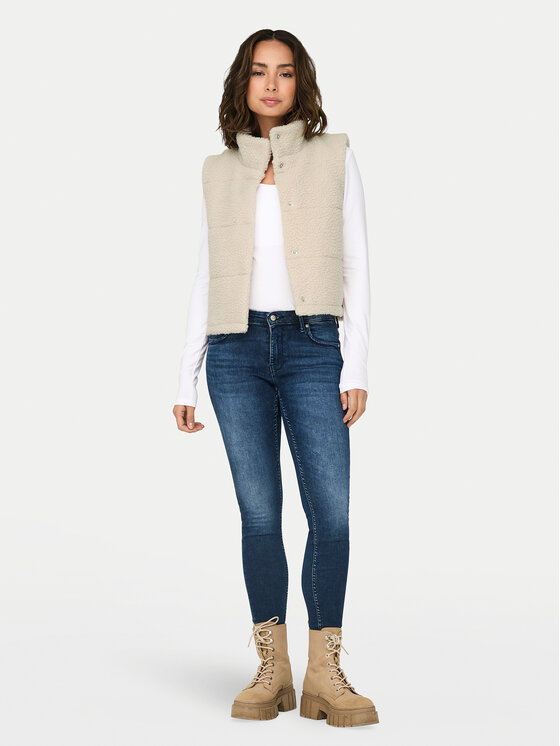 ONLY ONLY Sportski prsluk Sandra 15320630 Bež Regular Fit