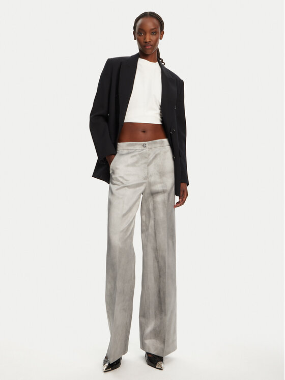 PINKO PINKO Pantaloni di tessuto 104805 A2BP Grigio Regular Fit