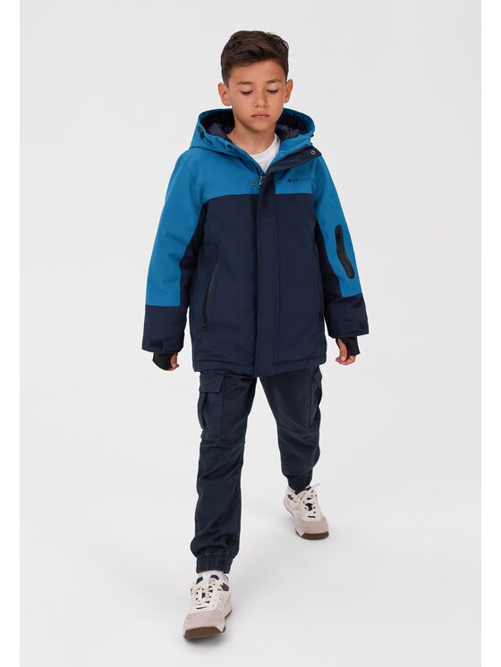 minoti minoti Kurtka zimowa 33COAT264B Turkusowy Parka Fit