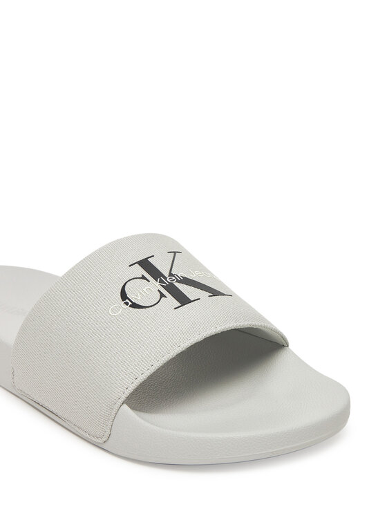 Calvin Klein Jeans Calvin Klein Jeans Şlapi Slide Monogram Cv YM0YM01271 Gri