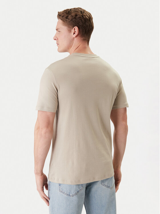 Calvin Klein Calvin Klein T-Shirt LV04LB275G Beżowy Regular Fit