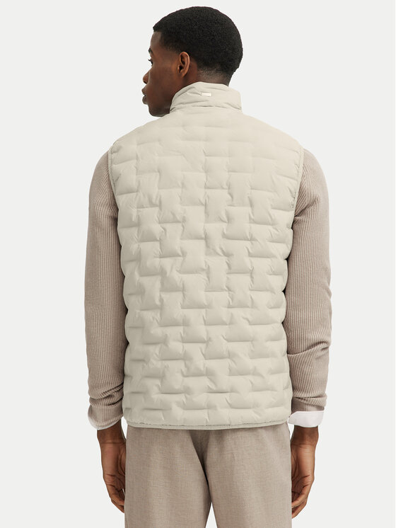 Bugatti Bugatti Gilet 8800-75148C Écru Regular Fit