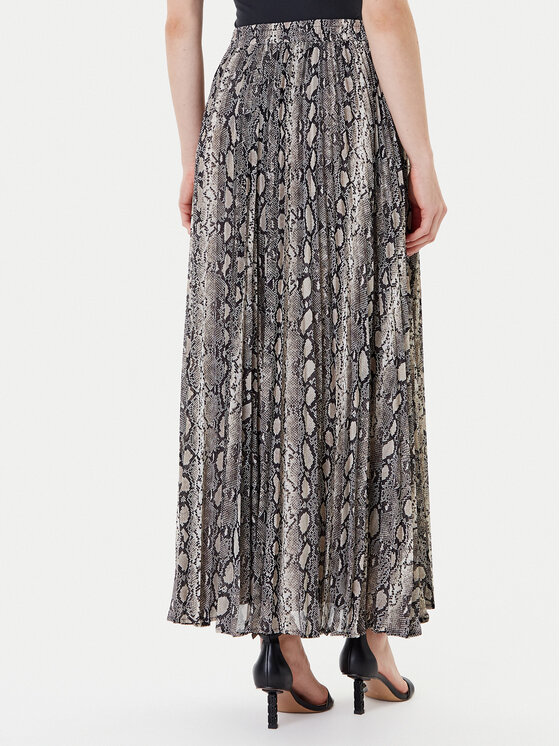 MICHAEL Michael Kors MICHAEL Michael Kors Plisuotas sijonas MT570J5ABE Smėlio Regular Fit