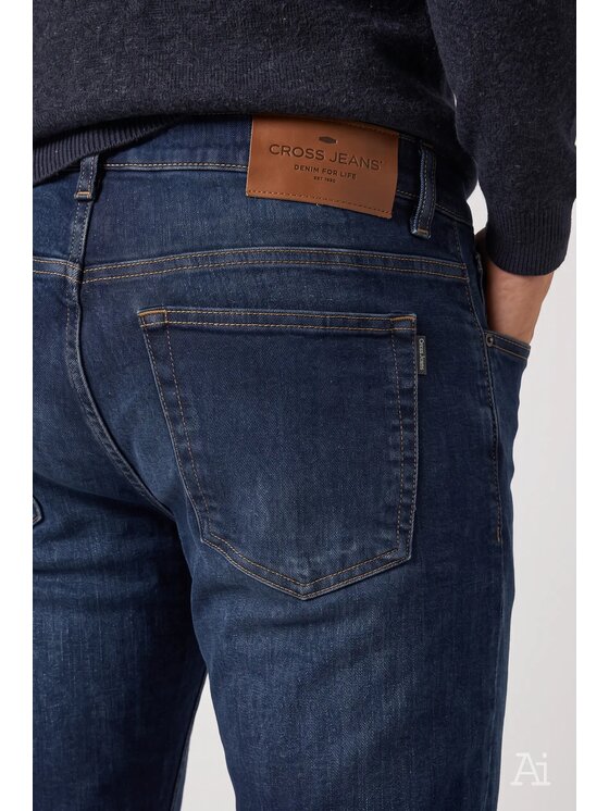 Cross Jeans Cross Jeans Jeansy C 132-203 Niebieski Straight Leg
