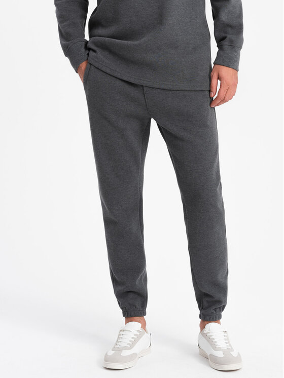 Ombre Ombre Tepláková souprava Z71 Šedá Regular Fit