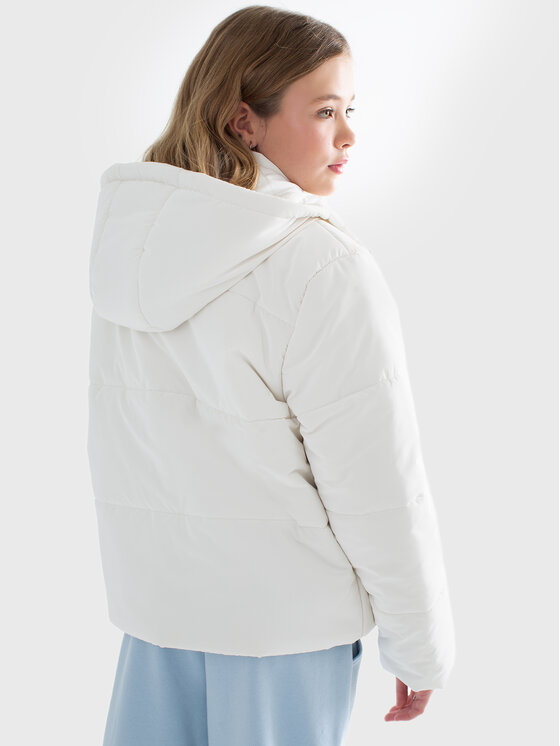 BIG STAR BIG STAR Kurtka zimowa LUCINA Biały Basic Fit