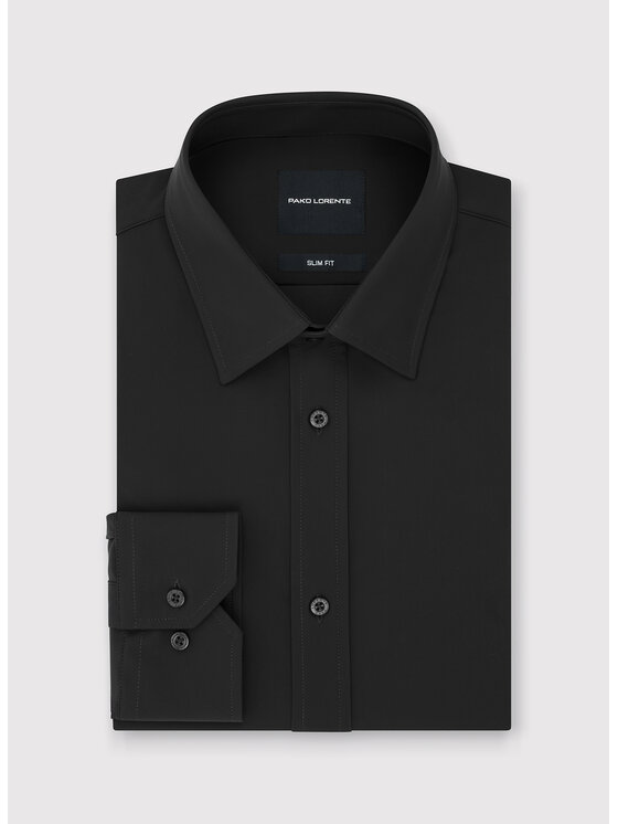 Pako Lorente Pako Lorente Koszula P25WF-1X-011 Czarny Slim Fit