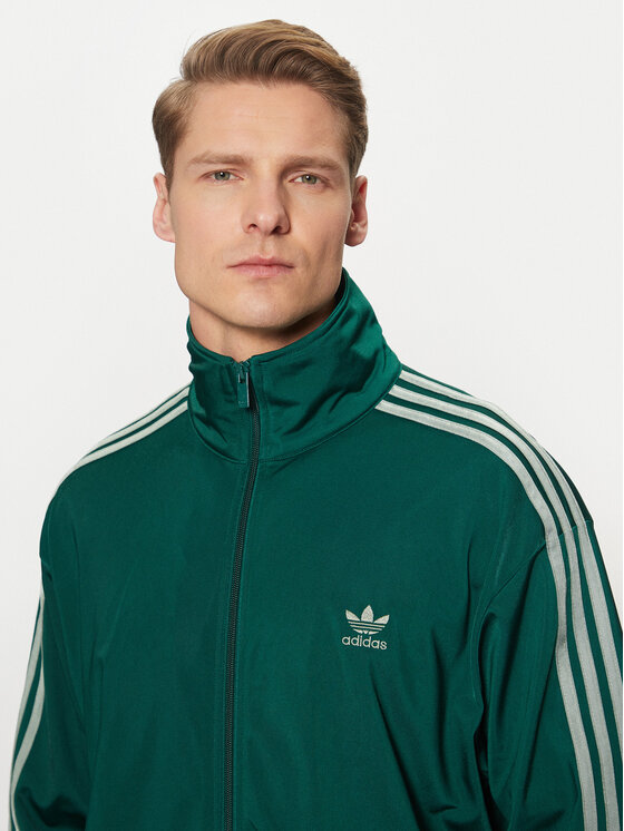 adidas adidas Majica dugih rukava adicolor Classics Firebird JP2543 Zelena Loose Fit