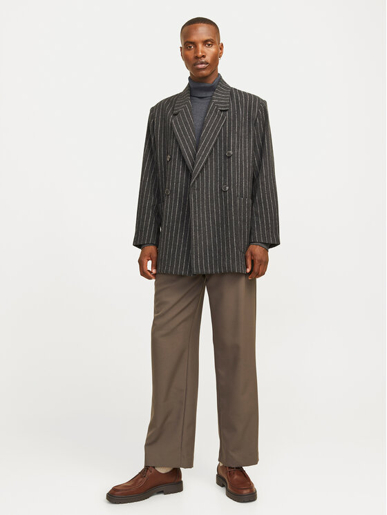 Jack&Jones Jack&Jones Krekls ar augstu apkakli Basic 12258051 Pelēks Regular Fit