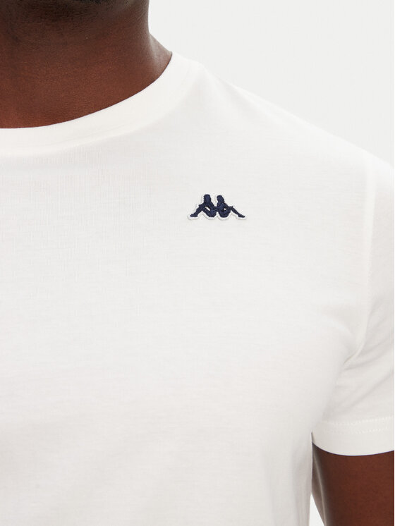 Robe di Kappa Robe di Kappa T-shirt Luc 611187W Bianco Regular Fit