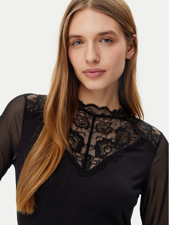 Morgan Morgan Blúz 251-TIAMO Fekete Slim Fit