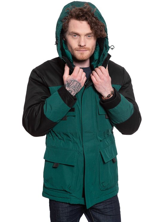 Wrangler Wrangler Giubbotto invernale PARKA PINE Verde Regular Fit