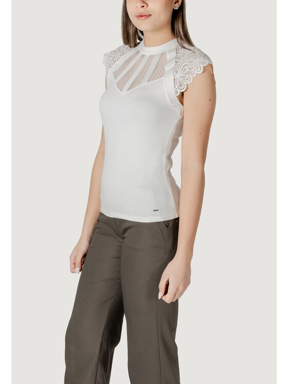 Morgan De Toi Morgan De Toi T-shirt 222-DEMANE Bianco Shirt Fit