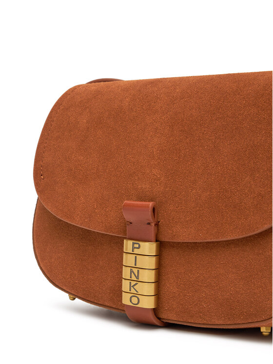 PINKO PINKO Käekott Saddle Mini PE PLTT 103831 A29N Pruun