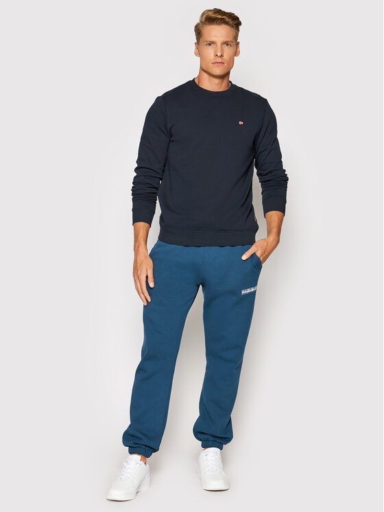 Napapijri Napapijri Majica dugih rukava Balis Crew NP0A4FQW Tamnoplava Regular Fit