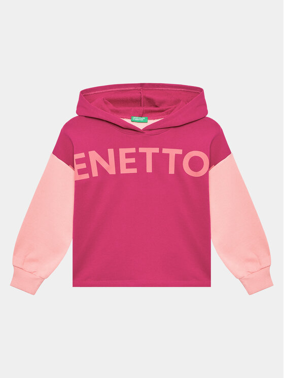 United Colors Of Benetton Bluză 3J68C202L Roz Regular Fit
