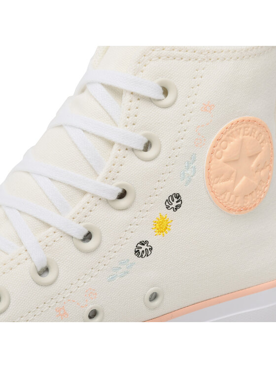 Converse Converse Sportbačiai Chuck Taylor All Star Lift Hi A03516C Écru
