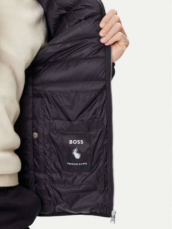 BOSS BOSS Vatovaná bunda H-Dimeo 50540450 Černá Regular Fit