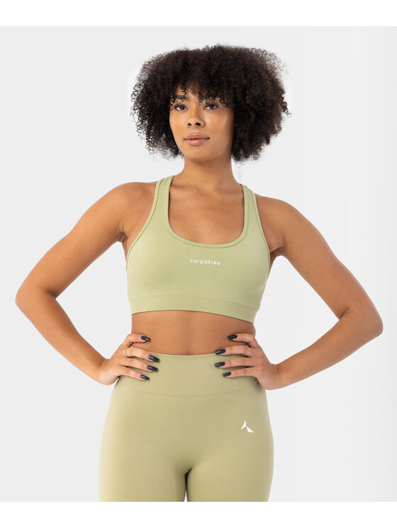 Carpatree Carpatree Biustonosz sportowy Blaze bra Zielony