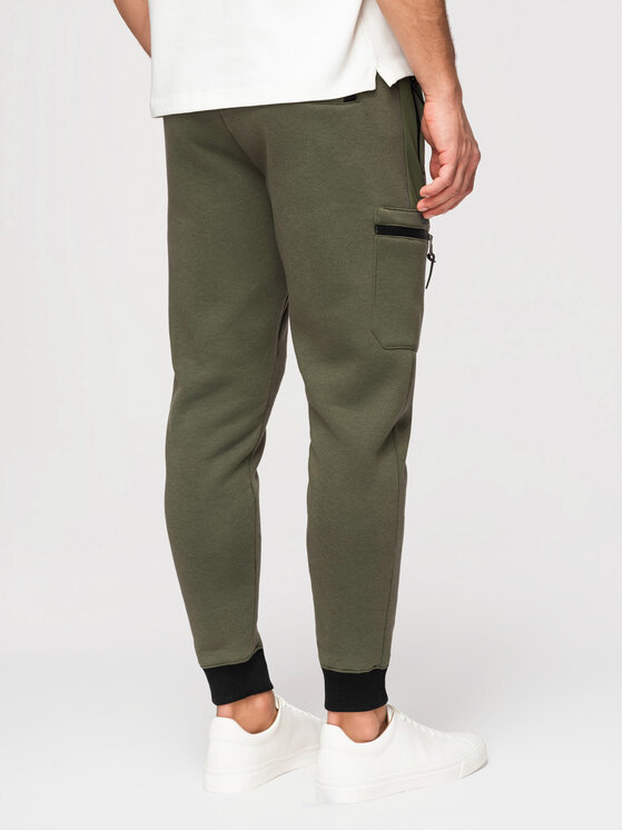 Ombre Ombre Joggery OM-PASK-0222 Zielony Jogger Fit