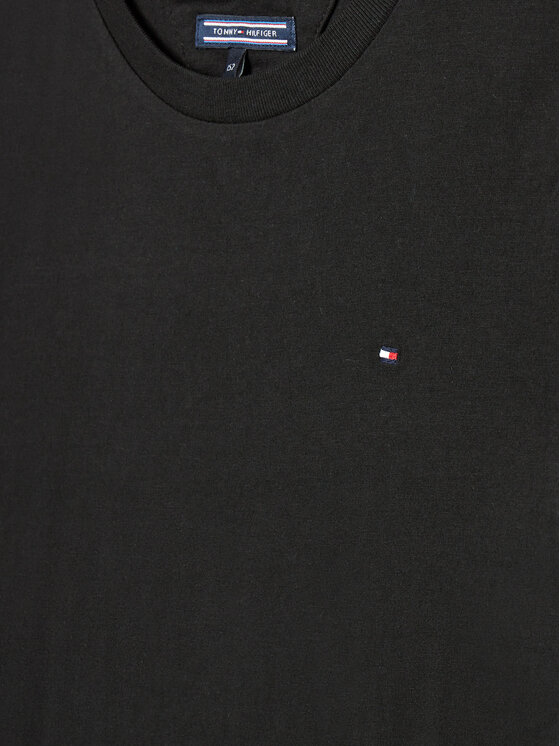 Tommy Hilfiger Tommy Hilfiger Tričko KB0KB04140 D Čierna Regular Fit