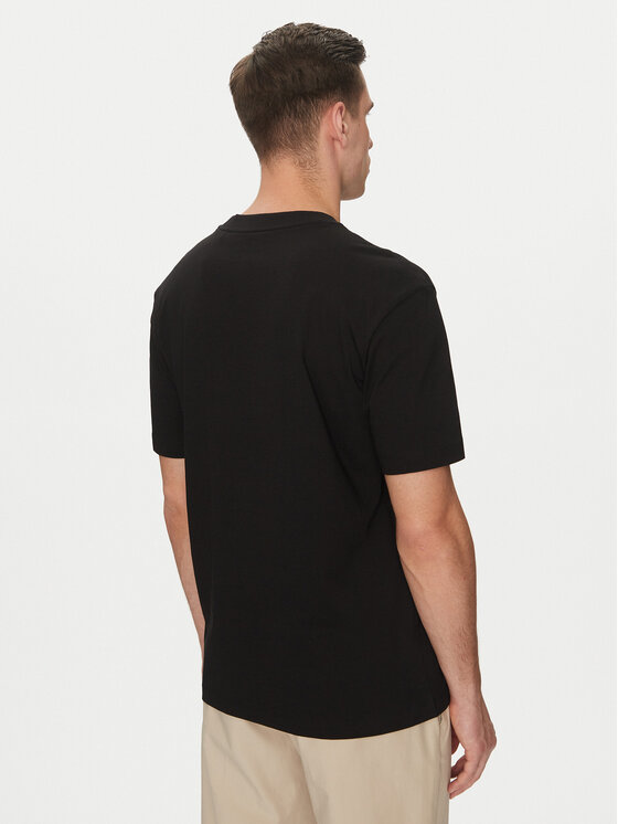 HUGO HUGO T-Shirt Daporoni 50538254 Czarny Relaxed Fit
