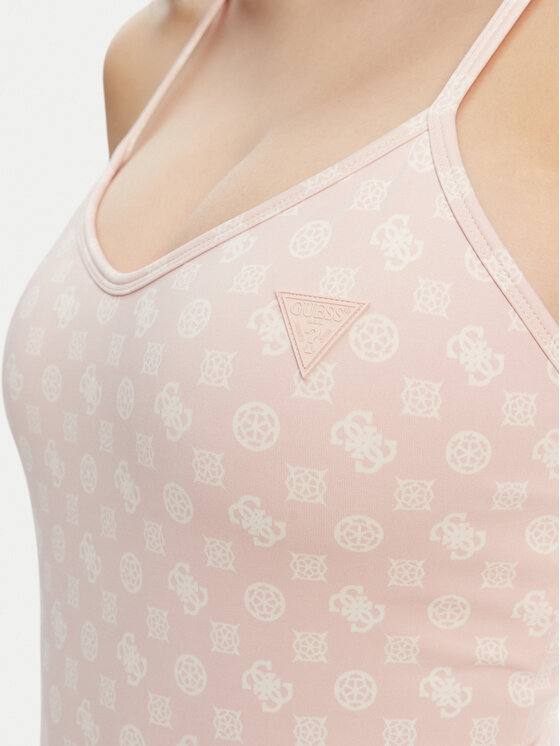 Guess Guess Top V5YP11 MC03W Růžová Slim Fit