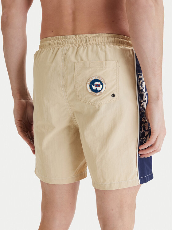 Napapijri Napapijri Badeshorts V-Reflect NP0A4G6H Beige Regular Fit
