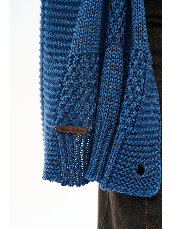 blue shadow blue shadow Kardigan Tamashi Granatowy Regular Fit