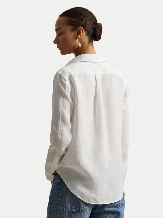 Polo Ralph Lauren Polo Ralph Lauren Πουκάμισο 211970730518 Λευκό Classic Fit