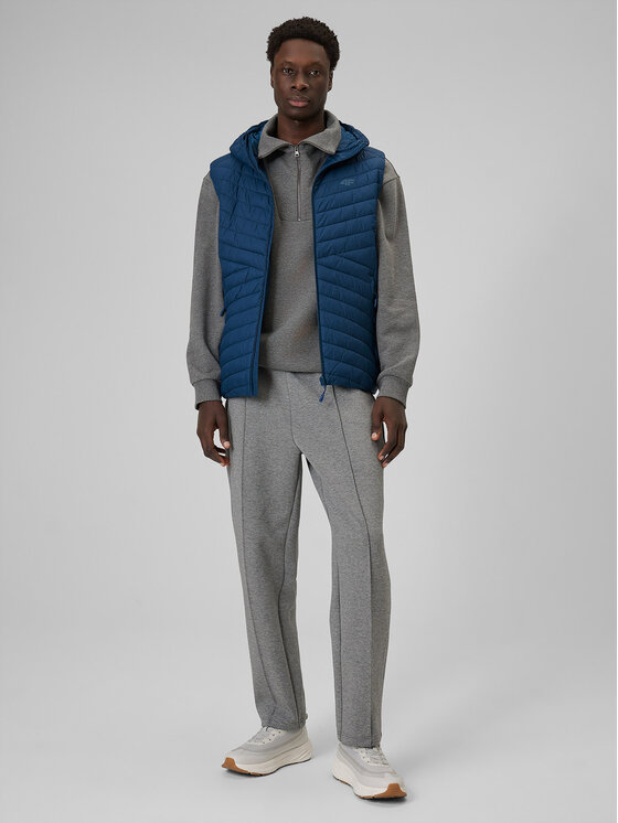 4F 4F Kamizelka BASIC+ Granatowy Regular Fit