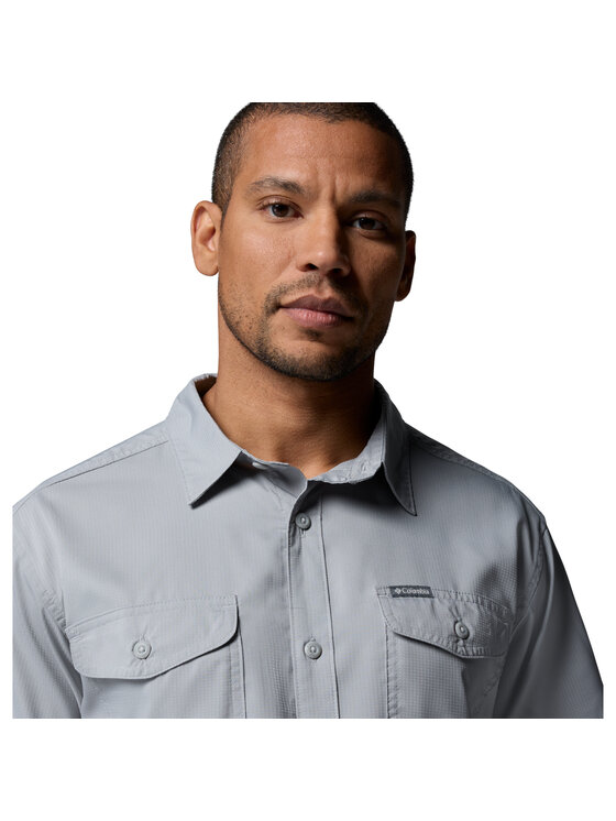 Columbia Columbia Koszula Utilizer II Solid Short Sleeve Shirt Szary Regular Fit