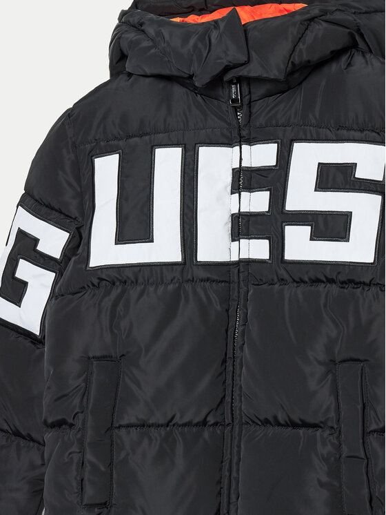Guess Guess Μπουφάν πουπουλένιο L4BL04 WB240 Μαύρο Regular Fit