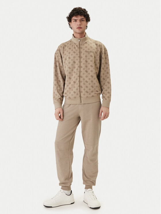 Guess Guess Felpa Z6GQ07 K2849 Beige Relaxed Fit