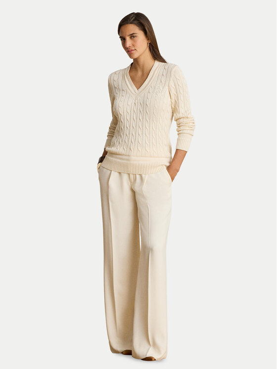 LAUREN RALPH LAUREN LAUREN RALPH LAUREN Džemper 200888795011 Krem Relaxed Fit