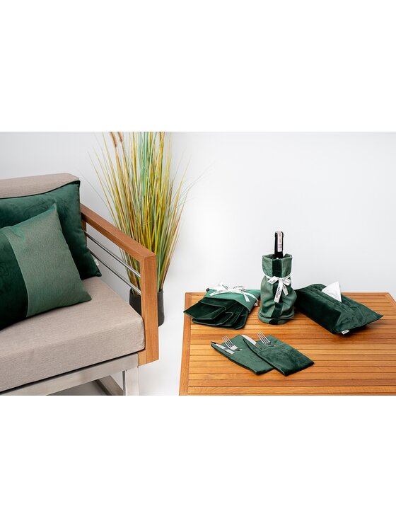 Dekoracja Doram design, Welurowe etui na chusteczki Garden