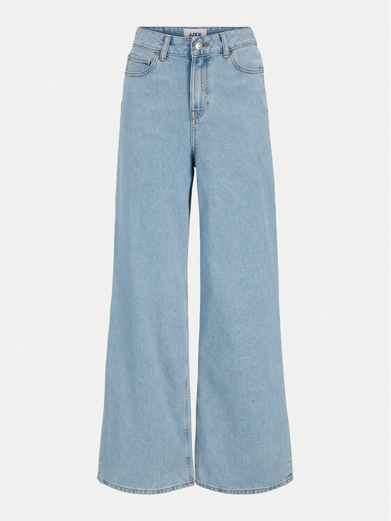 JJXX JJXX Traperice Tokyo 12269077 Svijetloplava Wide Leg